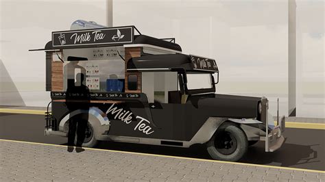 jolly jeek|An architect has redesigned the jeepney as a mobile food stall.